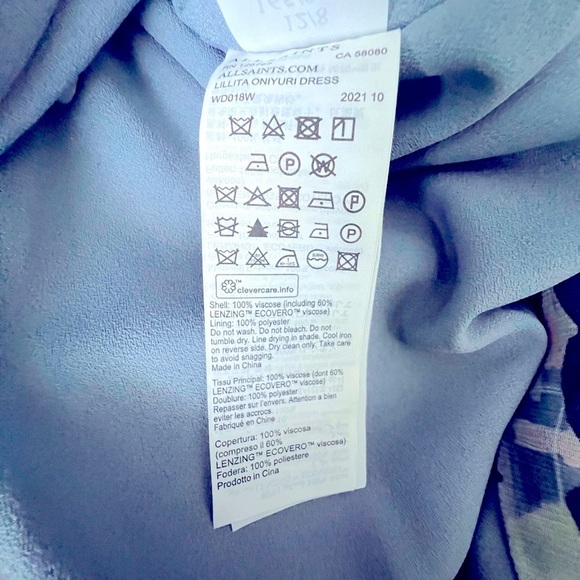 NWOT All Saints mini dress - Picture 7 of 7